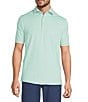 Hart Schaffner Marx Luxury Performance The Driver Short Sleeve Solid Textured Polo - Image 1