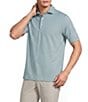 Hart Schaffner Marx Luxury Performance The Driver Short Sleeve Solid Textured Polo - Image 1