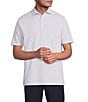Hart Schaffner Marx Luxury Performance The Driver Short Sleeve Solid Textured Polo - Image 1