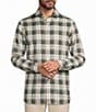 Hart Schaffner Marx The Heritage Collection Heather Spread Collar Plaid Sport Shirt - Image 1