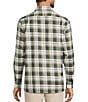 Hart Schaffner Marx The Heritage Collection Heather Spread Collar Plaid Sport Shirt - Image 2