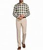 Hart Schaffner Marx The Heritage Collection Heather Spread Collar Plaid Sport Shirt - Image 3