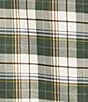 Hart Schaffner Marx The Heritage Collection Heather Spread Collar Plaid Sport Shirt - Image 4