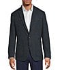 Hart Schaffner Marx The Reserve Collection HartFlex Texture Plaid Blazer, Color:Navy - Image 1
