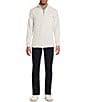 Hart Schaffner Marx The Reserve Collection Textured Quarter-Zip, Color:Oatmeal - Image 3