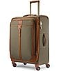 Color:Natura Tan - Image 1 - Luxe II Collection Softside Medium Journey Expandable Spinner Suitcase