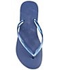 Color:Navy Blue - Image 5 - Slim Metallic Flip-Flops