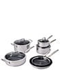 Henckels Paradigm Ceramic 10-Piece Stainless Steel Dual Performance Cookware Set - Image 1