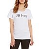 Color:White - Image 1 - J.B. Ivey Logo Short Sleeve Tee Shirt