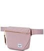 Color:Ash Rose - Image 2 - Fifteen Zip Around Classic Woven Label Belt Bag