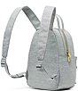 Color:Light Gray Crosshatch - Image 2 - Nova Crosshatch Mini Zip Backpack