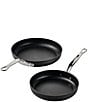 Hestan Titum Fusion™ Collection 2-Piece Nonstick Open Skillet Set, Color:Black - Image 1
