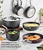 Hestan Titum Fusion™ Collection 2-Piece Nonstick Open Skillet Set, Color:Black - Image 3