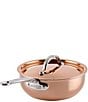 Hestan CopperBond® Aura™ 2.0qt Professional Copper Saucier With Lid - Image 2