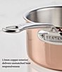 Hestan CopperBond® Aura™ 3-Quart Professional Copper Saucepan With Lid - Image 6