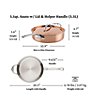 Hestan CopperBond Aura 3.5 Quart Professional Copper Saute Pan With Lid - Image 3
