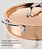 Hestan CopperBond Aura 3.5 Quart Professional Copper Saute Pan With Lid - Image 6