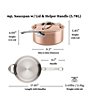 Hestan CopperBond® Aura™ 4-Quart Professional Copper Saucepan With Lid - Image 3