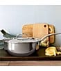 Hestan NanoBond Titanium Stainless Steel Essential Pan, Color:Stainless Steel - Image 6