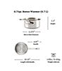 Hestan ProBond® Luxe 0.75-Qt. Polished Professional Clad Stainless Steel Butter Warmer - Image 3