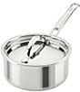 Hestan ProBond® Luxe 1.5-Quart Professional Clad Stainless Steel Saucepan with Lid - Image 1