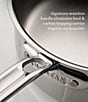 Hestan ProBond® Luxe 2-Quart Polished Professional Clad Stainless Steel Saucier - Image 4