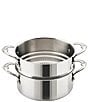 Hestan ProBond® Luxe Polished Professional Clad Soup Pot and Steamer Insert Set, 3 Qt. - Image 2