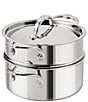 Hestan ProBond® Luxe Polished Professional Clad Soup Pot and Steamer Insert Set, 3 Qt. - Image 1