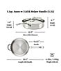 Hestan ProBond® Luxe Professional Clad Stainless Saute Pan with Lid, 3.5 Qt. - Image 4