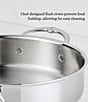 Hestan ProBond® Luxe 6-Quart Polished Professional Clad Stainless Steel Rondeau with Lid - Image 6