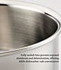 Hestan ProBond® Luxe Professional Clad Stainless Steel Stockpot with Lid, 8 Qt. - Image 4