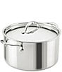 Hestan ProBond® Luxe Professional Clad Stainless Steel Stockpot with Lid, 8 Qt. - Image 1