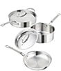 Hestan Probond Luxe Polished Clad Stainless Steel Essential 5-Piece Set - Image 1