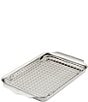 Color:SILVER - Image 1 - Provisions OvenBond Tri-ply Quarter Sheet Pan with Rack