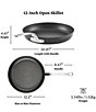 Hestan Titum Fusion™ Collection Nonstick Open Skillet, Color:Black - Image 16