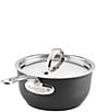 Hestan Titum Fusion™ Collection Nonstick Saucepan with Lid, Color:Black - Image 2