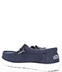 Color:Navy - Image 3 - Boys' Wally Canvas Washable Slip-On Sneakers (Toddler)