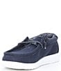 Color:Navy - Image 4 - Kids' Wally Canvas Washable Slip-On Sneakers (Toddler)