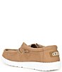 Color:Tan - Image 3 - Boys' Wally Canvas Washable Slip-On Sneakers (Toddler)