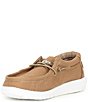 Color:Tan - Image 4 - Boys' Wally Canvas Washable Slip-On Sneakers (Toddler)