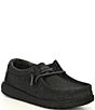 Color:Black - Image 1 - Boys' Wally Cotton Canvas Washable Slip-Ons (Toddler)