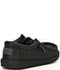 Color:Black - Image 2 - Boys' Wally Cotton Canvas Washable Slip-Ons (Toddler)