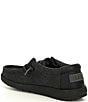 Color:Black - Image 3 - Boys' Wally Cotton Canvas Washable Slip-Ons (Toddler)