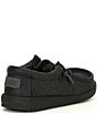 Color:Black - Image 2 - Boys' Wally Cotton Canvas Washable Slip-Ons (Youth)