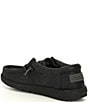 Color:Black - Image 3 - Boys' Wally Cotton Canvas Washable Slip-Ons (Youth)