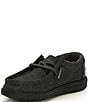 Color:Black - Image 4 - Boys' Wally Cotton Canvas Washable Slip-Ons (Youth)