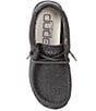 Color:Black - Image 5 - Boys' Wally Cotton Canvas Washable Slip-Ons (Youth)