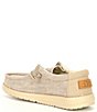 Color:Beige - Image 3 - Boys' Wally Cotton Canvas Washable Slip-Ons (Youth)