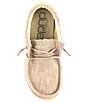Color:Beige - Image 5 - Boys' Wally Cotton Canvas Washable Slip-On Sneakers (Youth)