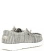 Color:Stone - Image 2 - Boys' Wally Linen Washable Slip-Ons (Youth)